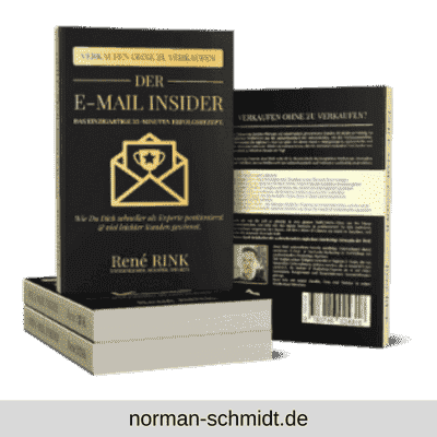 Der E-Mail Insider von Rene Rink - Das perfekte Buch für dein E-Mail Marketing