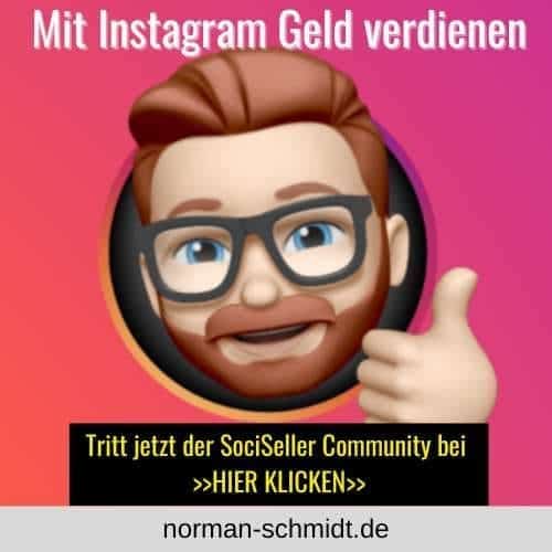 Tritt jetzt der SociSeller Community bei und verdiene mit Instagramm Geld