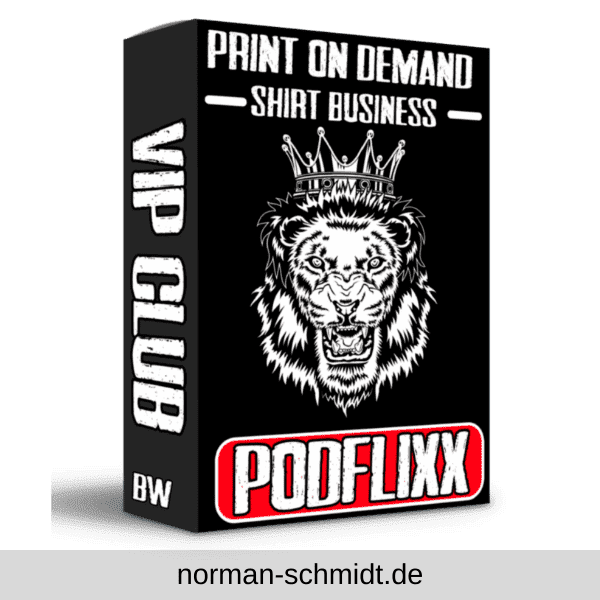 Podflixx - Der schnellste Weg um Dein T-Shirt Business zu starten und im Internet Geld verdienen zu können.