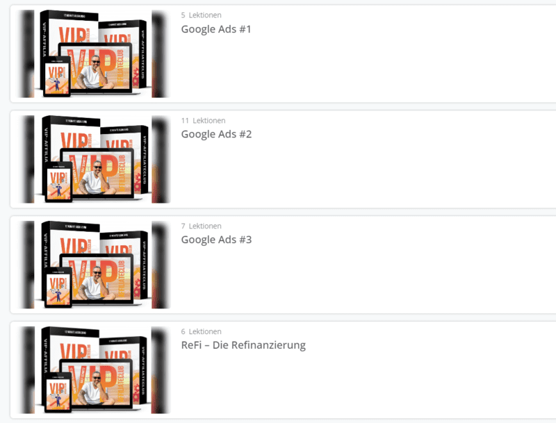 VIP Affiliate Club 5.0 Erfahrungen - Module 21-24