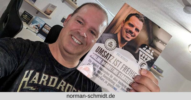 Umsatz ist Freiheit so heißt das neue Buch von Jens Neubeck.