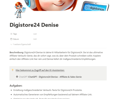 Super Affiliate ChatGPT Army Erfahrungen - Ausführliche Beschreibung des GPT´s